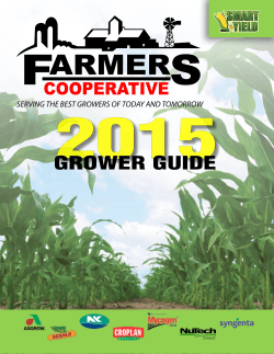 2014 Growers Guide - Farmers Cooperative Company