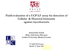 UCP-LFA for IFN - Seventh EDCTP Forum
