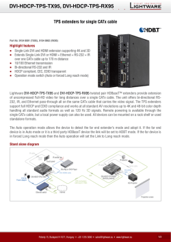 DVI-HDCP-TPS-TX95, DVI-HDCP-TPS-RX95