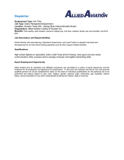Dispatcher - Allied Aviation