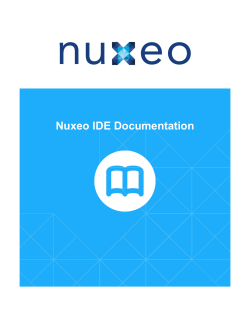 Nuxeo IDE Documentation - Nuxeo Documentation Center