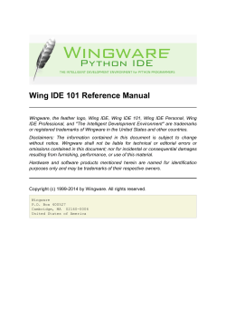 A4 - Wingware Python IDE