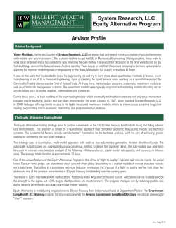 Advisor Profile - Halbert Wealth Management