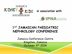 Diet in Renal Disease - Jamaica Kidney Kids Foundation Ltd