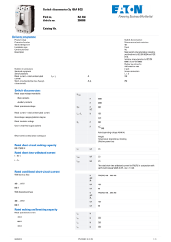 Switch-disconnector3p160ABG2 Partno. N2