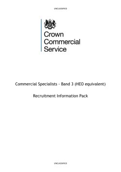 Commercial Specialists - Band 3 (HEO equivalent