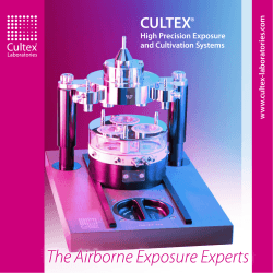 CULTEX® High Precision Exposure and Cultivation Systems