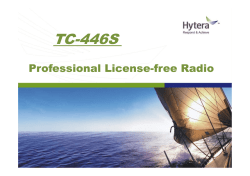 la nouvelle génération professionnelle TC-446S