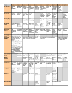 2014 Dragon Con Schedule