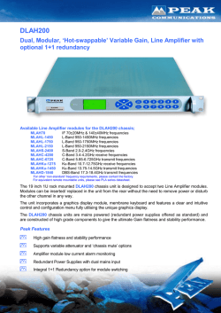 IBU series 19" rack mounted Block Up Converters