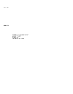 AGENT COPY