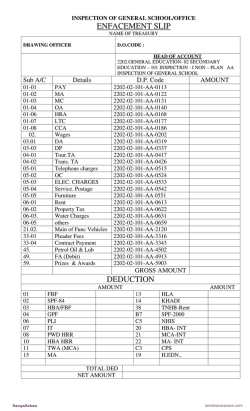 ENFACEMENT SLIP DEDUCTION