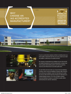 IAS Brochure - American Buildings Company