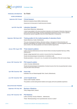 Ita Walsh - European Medicines Agency