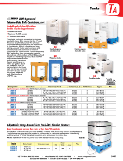 DOT-Approved Intermediate Bulk Containers,HDPE - Cole