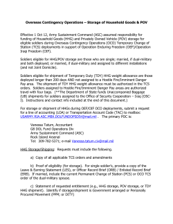 HHG/POV Storage Info - Delta Dragons &ndash; Company D