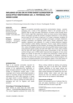 influence of iaa on in vitro shoot elongation of eucalyptus