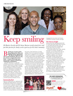 Keep smiling - Beyond Orthodontics