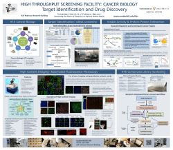 High Content Imaging- Automated Fluorescence Microscopy HTS