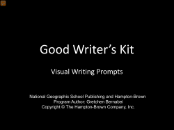 GWK Visual Writing Prompts Part 1