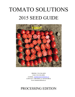 Processing Seed Guide 2015