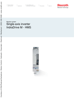 Single-axis inverter IndraDrive M - HMS