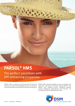 PARSOL® HMS - Res Pharma