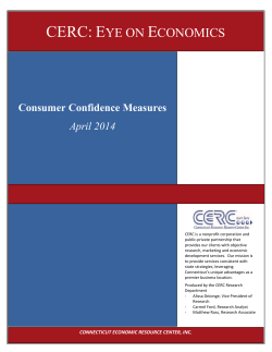 cerc: eye on economics - Connecticut Economic Resource Center