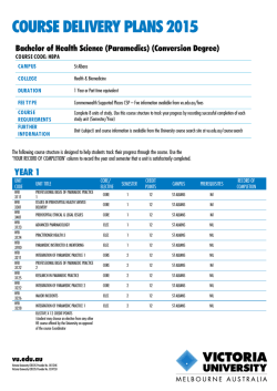 HBPA (PDF, 129 KB) - Victoria University