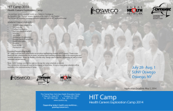 2014 HIT camp Brochure