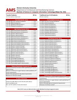 Core Courses - Western Kentucky University