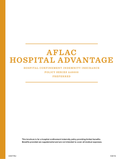 Hospital Confinement Indemnity