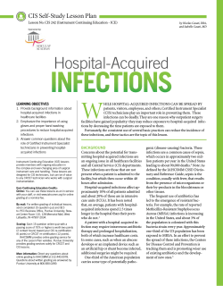 Hospital-Acquired Infections - Distance Learning