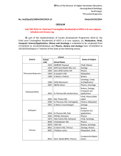 Office of the Director of Higher Secondary Education