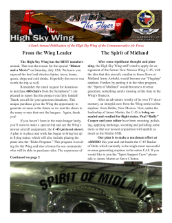 HSW Flyer07-14BC - The High Sky Wing