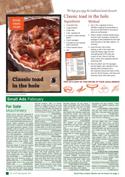 Small Ads - Mole Valley Farmers