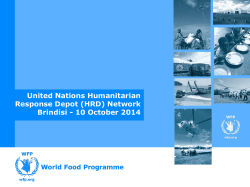 United Nations Humanitarian Response Depot (HRD