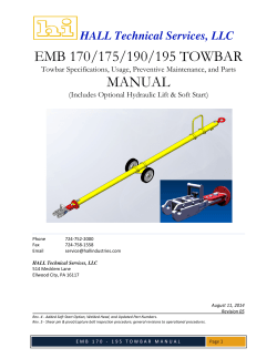 TB-EMB170 TOWBAR - Sheet1