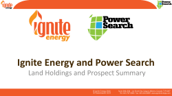 Ignite Energy and Power Search