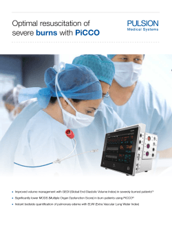 download brochure - PULSION Medical Systems SE