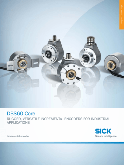 dBS60 core - SICK Partner Portal
