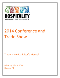 2014 Conference and Trade Show