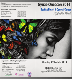 Gynae Oncocon 2014 - Pushpanjali Crosslay Hospital