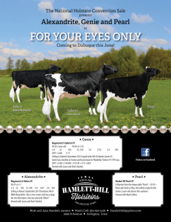 Hamlett-Hill Holsteins - Iowa Holstein Association