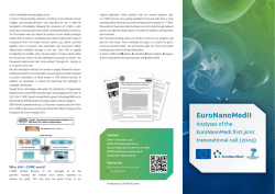 Download the EuroNanoMed II leaflet No2.