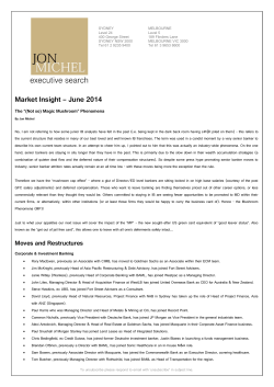 Market Insight - June 2014