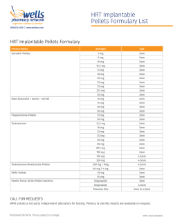 HRT Pellets Formulary Sheet Web