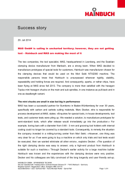 Success story - Hainbuch GmbH