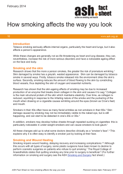 Other Effects – How Smoking Affects The Way You Look