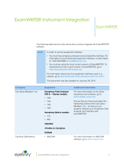 Instrument Integration.fm - OfficeMate Software Solutions